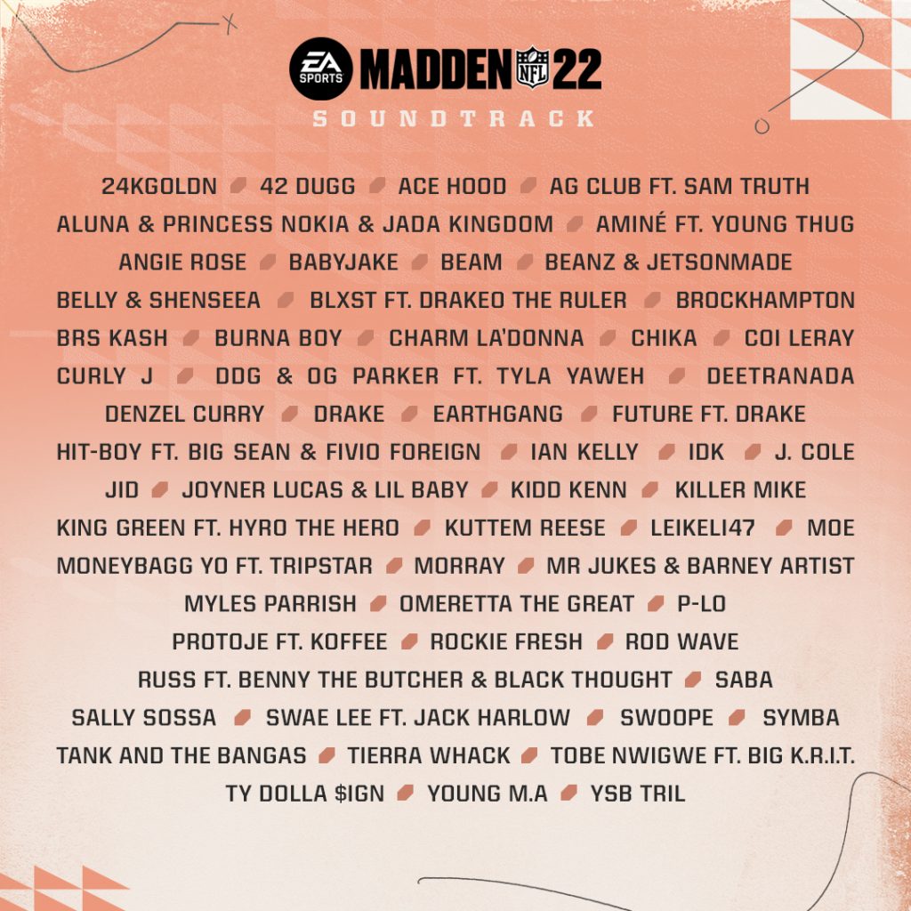 Madden NFL 20 Soundtrack