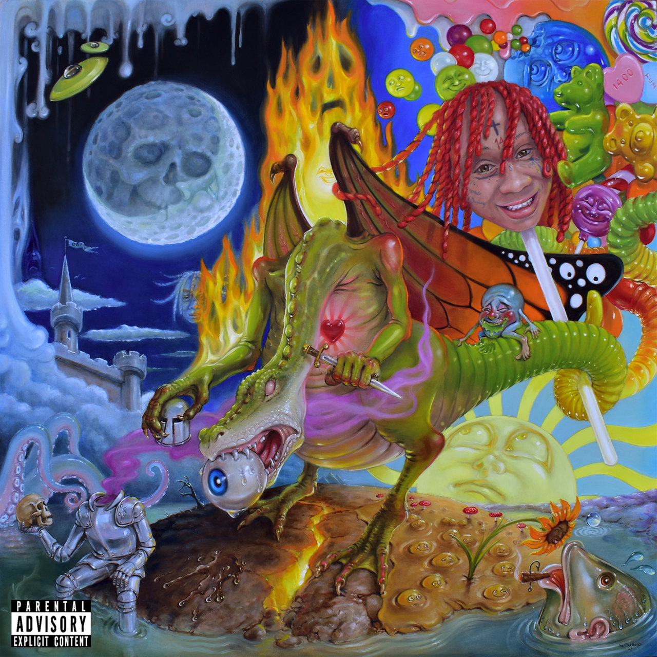 ブランドのギフト Trippie Redd - Trip at knight(直筆サイン入り