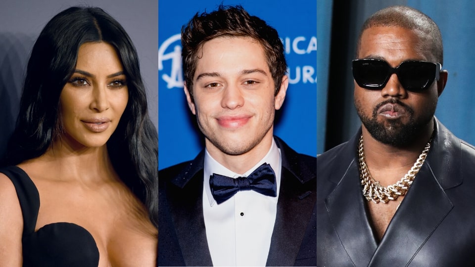 kanye kim kardashian pete davidson